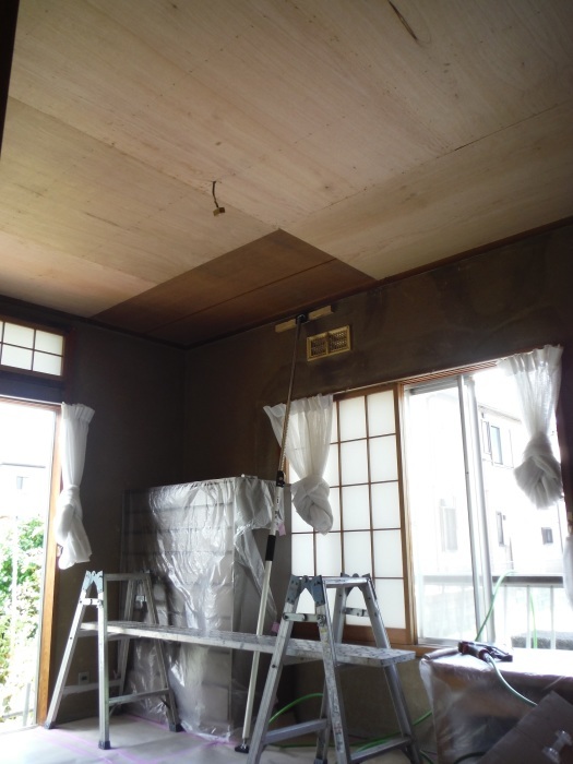 和室天井の補修